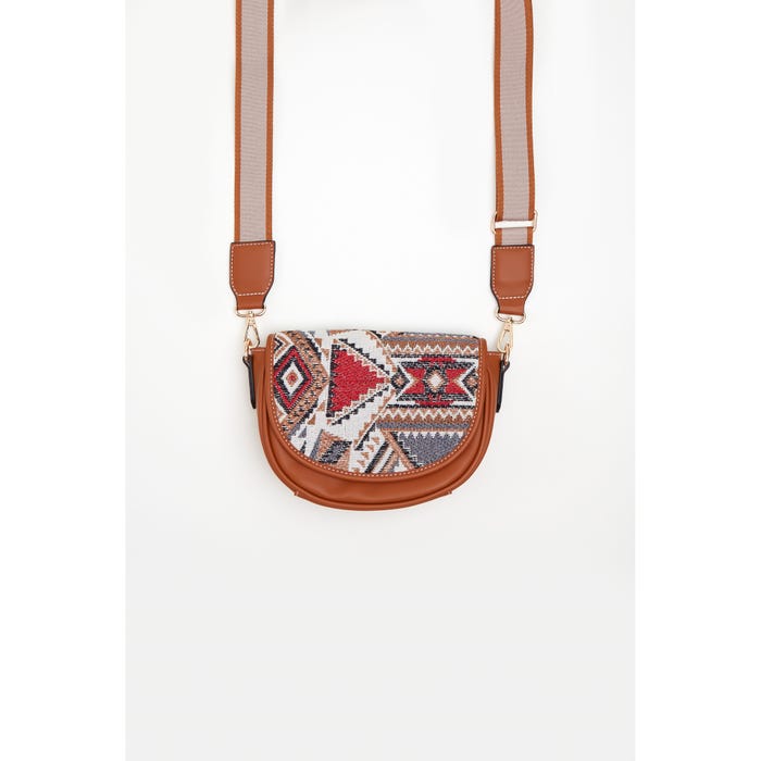 Veritas-Schoudertas ikat flap