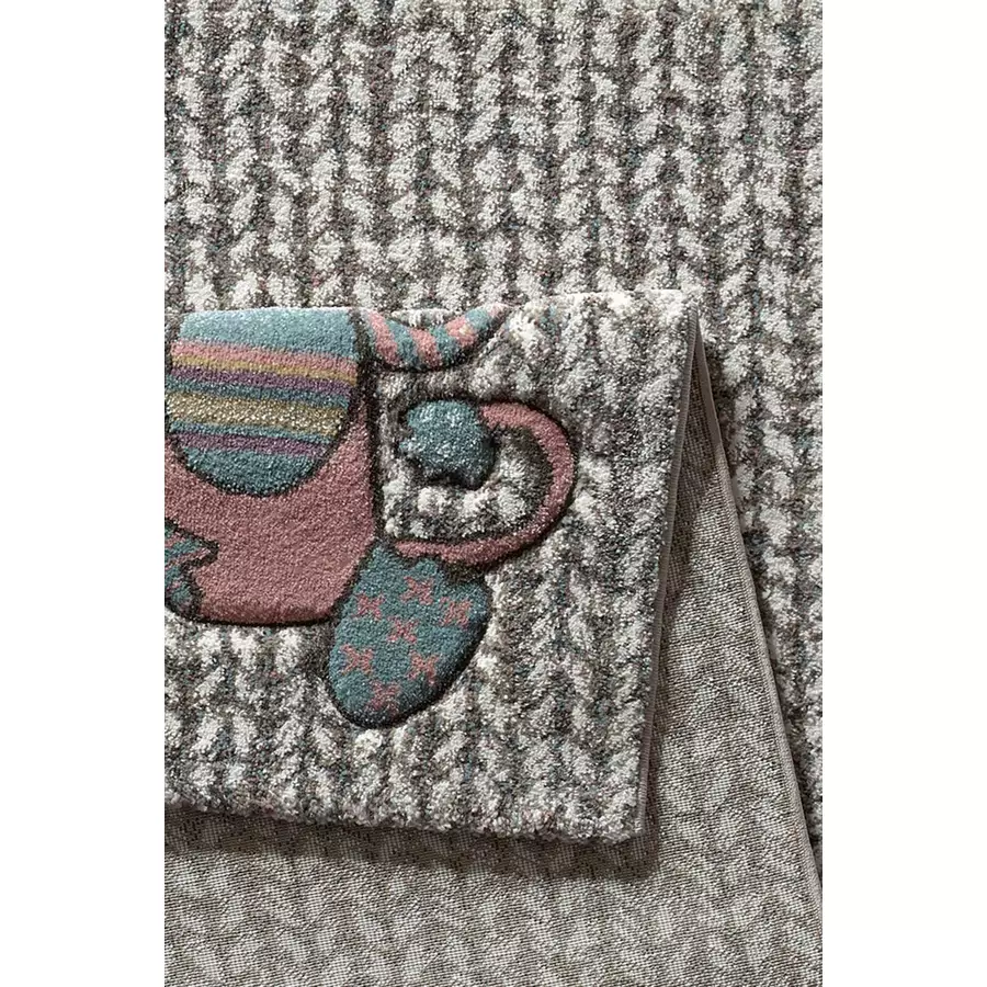 Sigikid Kinderteppich Patchwork Sweety beige sand rosa