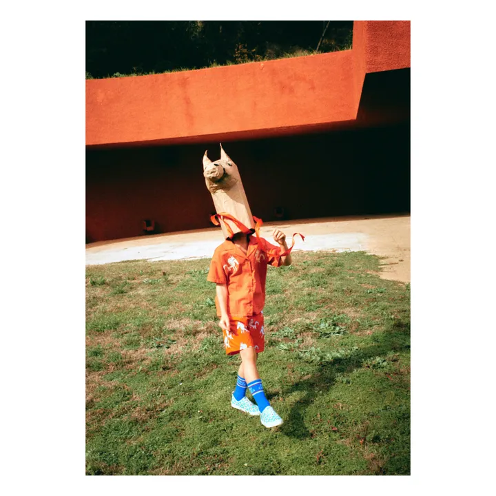 Bobo Choses Exclusivité Bobo Choses x Smallable - Short de Bain Cheval Blanc | Terracotta