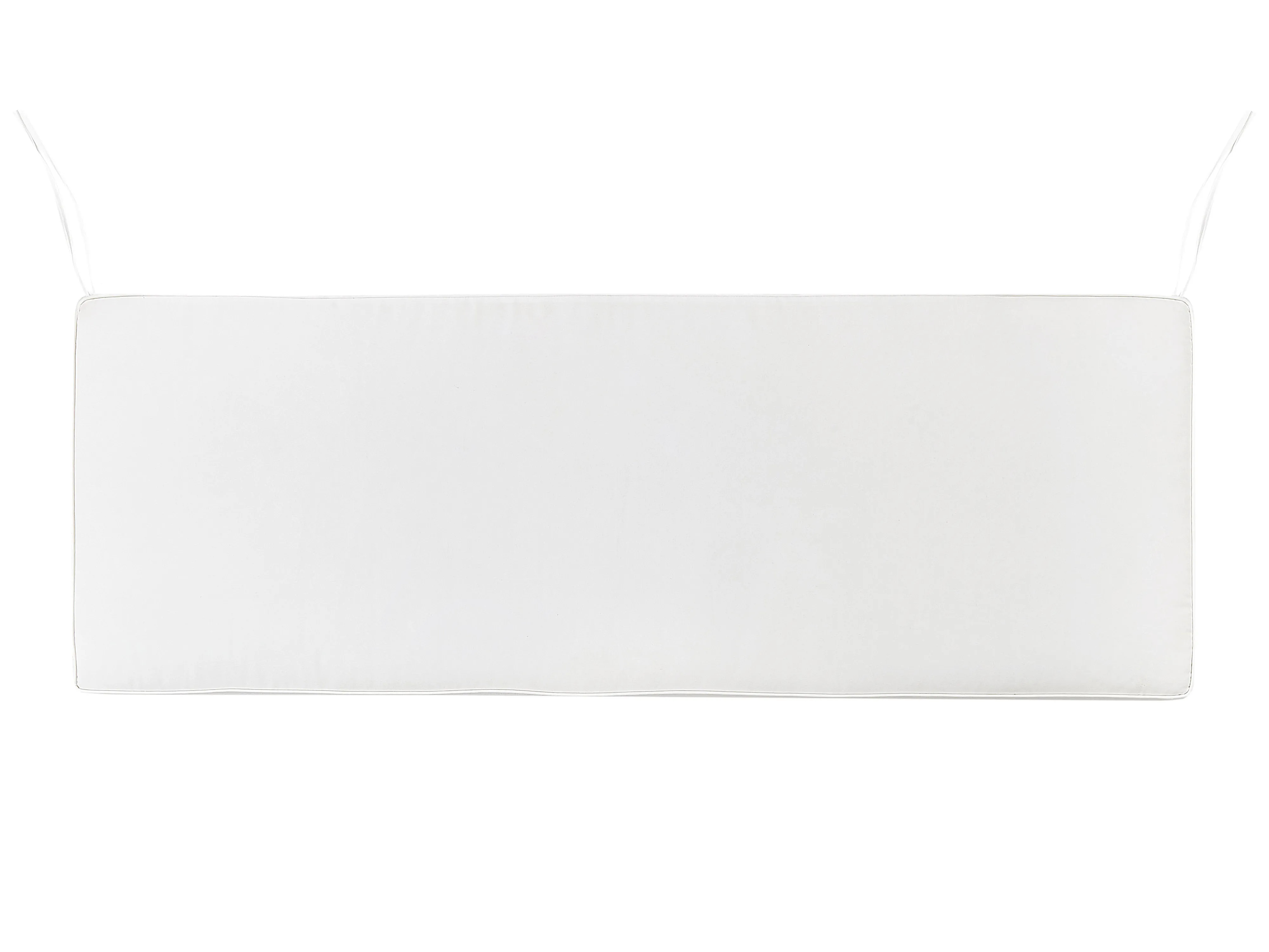 Zitkussen voor bank VIVARA 152 x 54 cm Gebroken wit