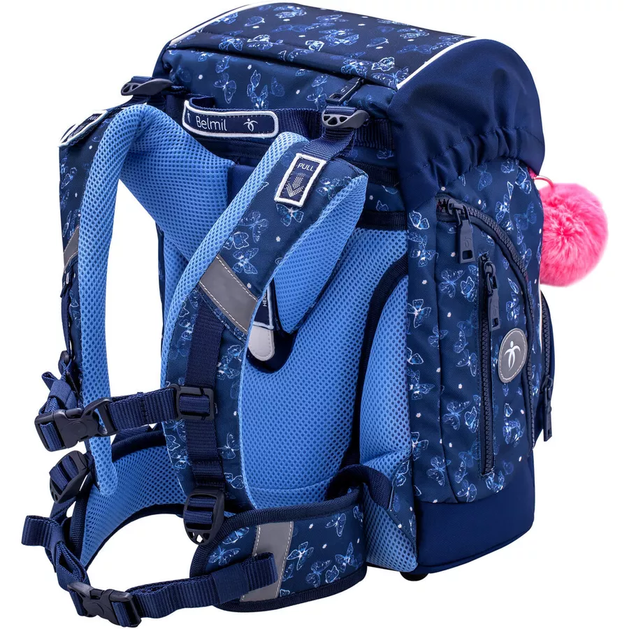 Belmil Schulrucksack Premium Smarty Plus Schulranzen Sapphire