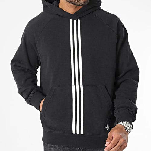 Sweat Capuche Winter Hack IP9485 Noir