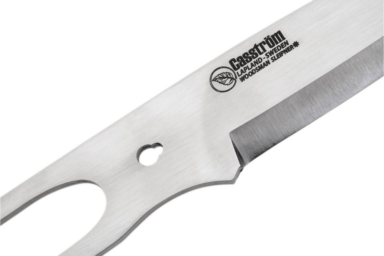 Casström Woodsman Knife Knife Blade 13230 Sleipner Scandi, lemmet