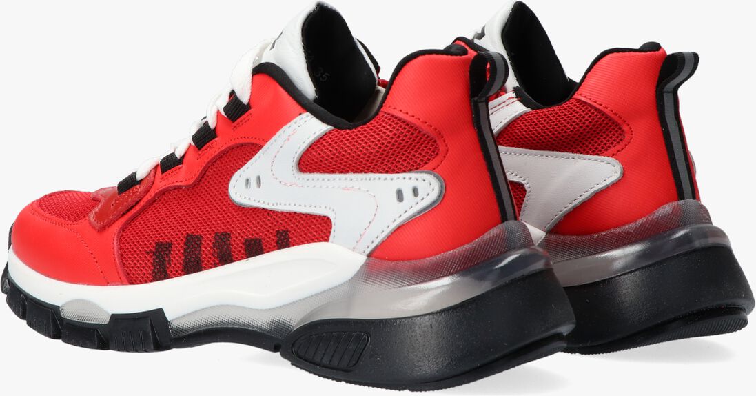 BRAQEEZ rode braqeez lage sneakers gio genna