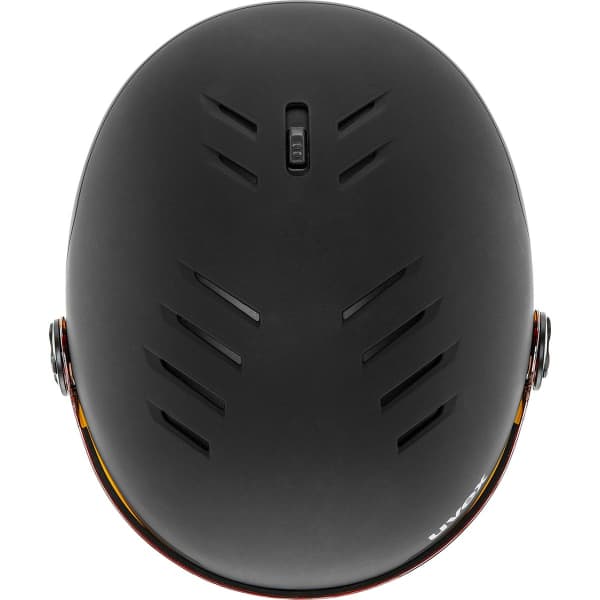 Casque de ski UVEX WANTED VISOR BLACK MAT