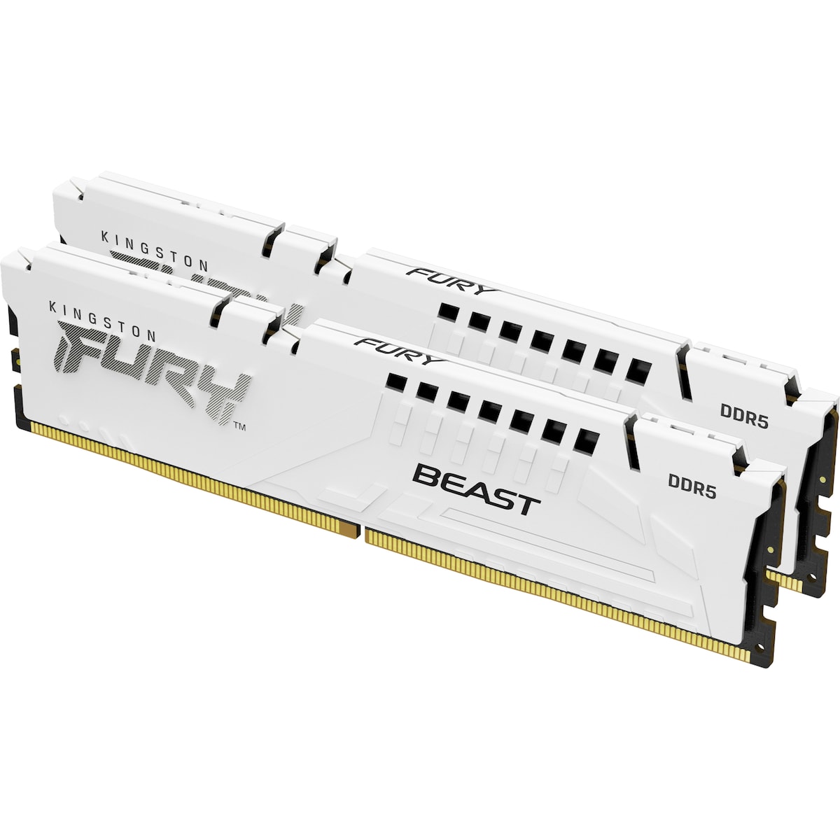 Kingston FURY Beast RGB 64GB DDR5 RAM 6000MT/s CL36 (hvit)