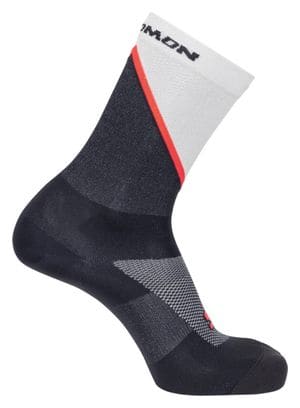 Chaussettes Salomon Pulse Crew Blanc/Gris