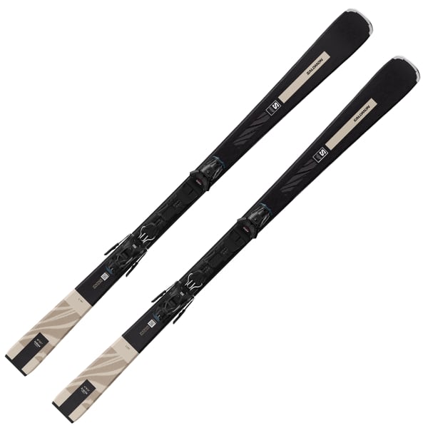 Pack ski SALOMON S/MAX N°6 XT + M10 GW L80 BLACK / IVORY CREAM MET.