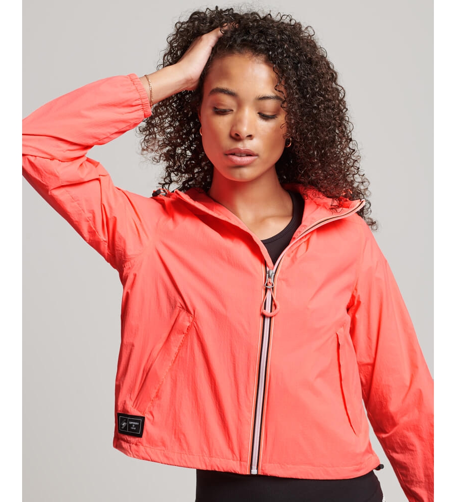 Jaqueta Superdry Code Standard Laranja Leve com Logo
