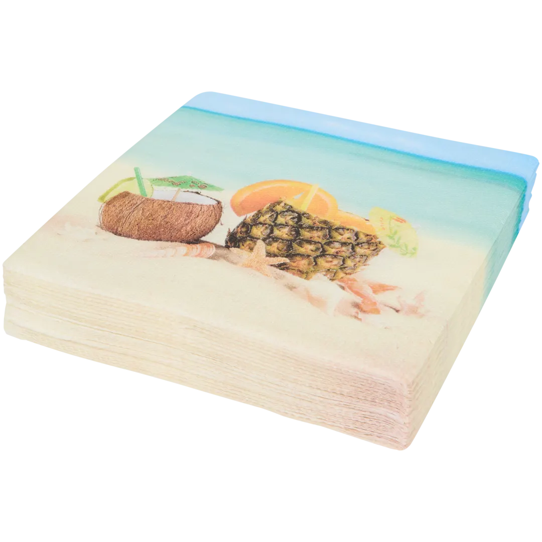 Serviettes en papier premium Été