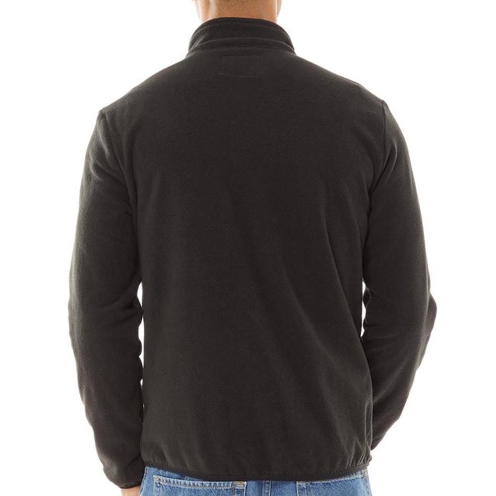 Jack & Jones Veste Polaire Noire Homme Jack & Jones Hype Fleece Collar
