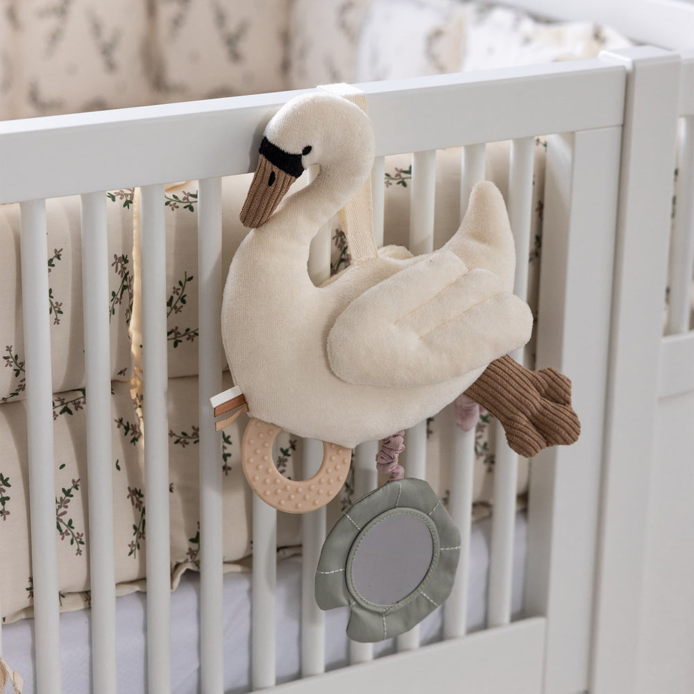 Køb Sebra Beige Swan Hængende Aktivitetslegetøj