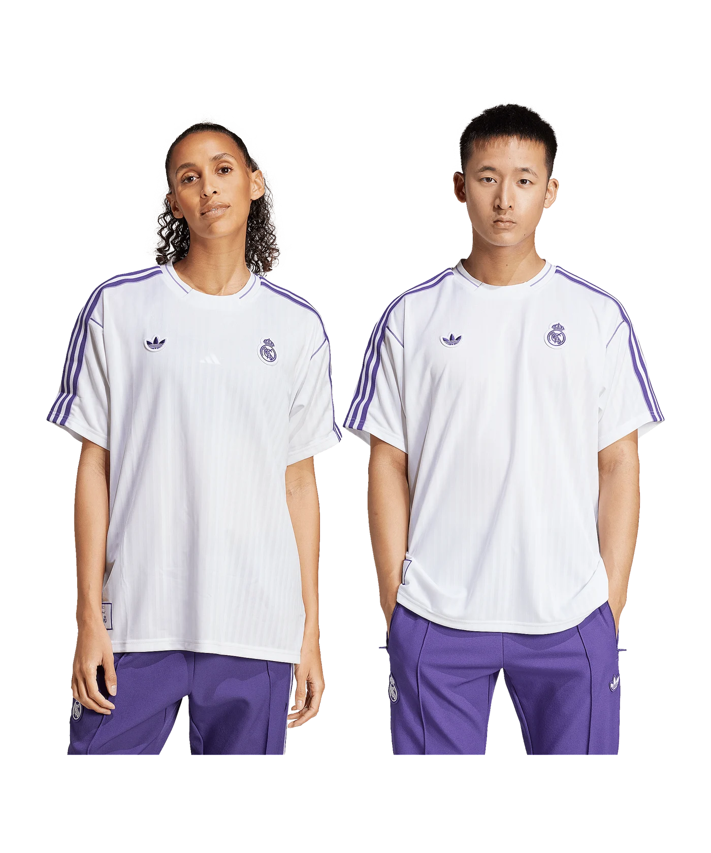 adidas Real Madrid Terrace Icon Trikot Weiss