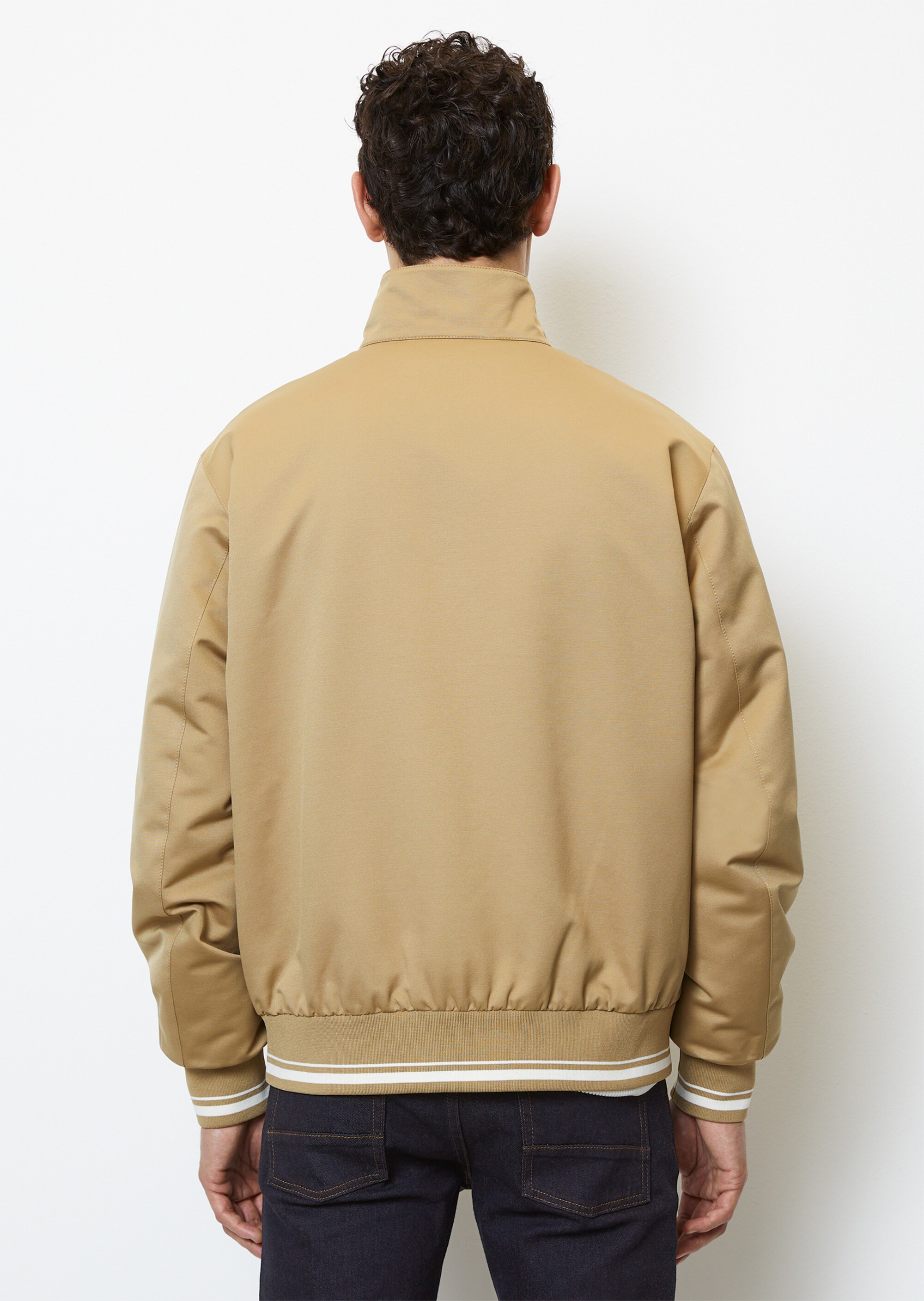 Blouson-Jacke regular mit Biker-Kragen
