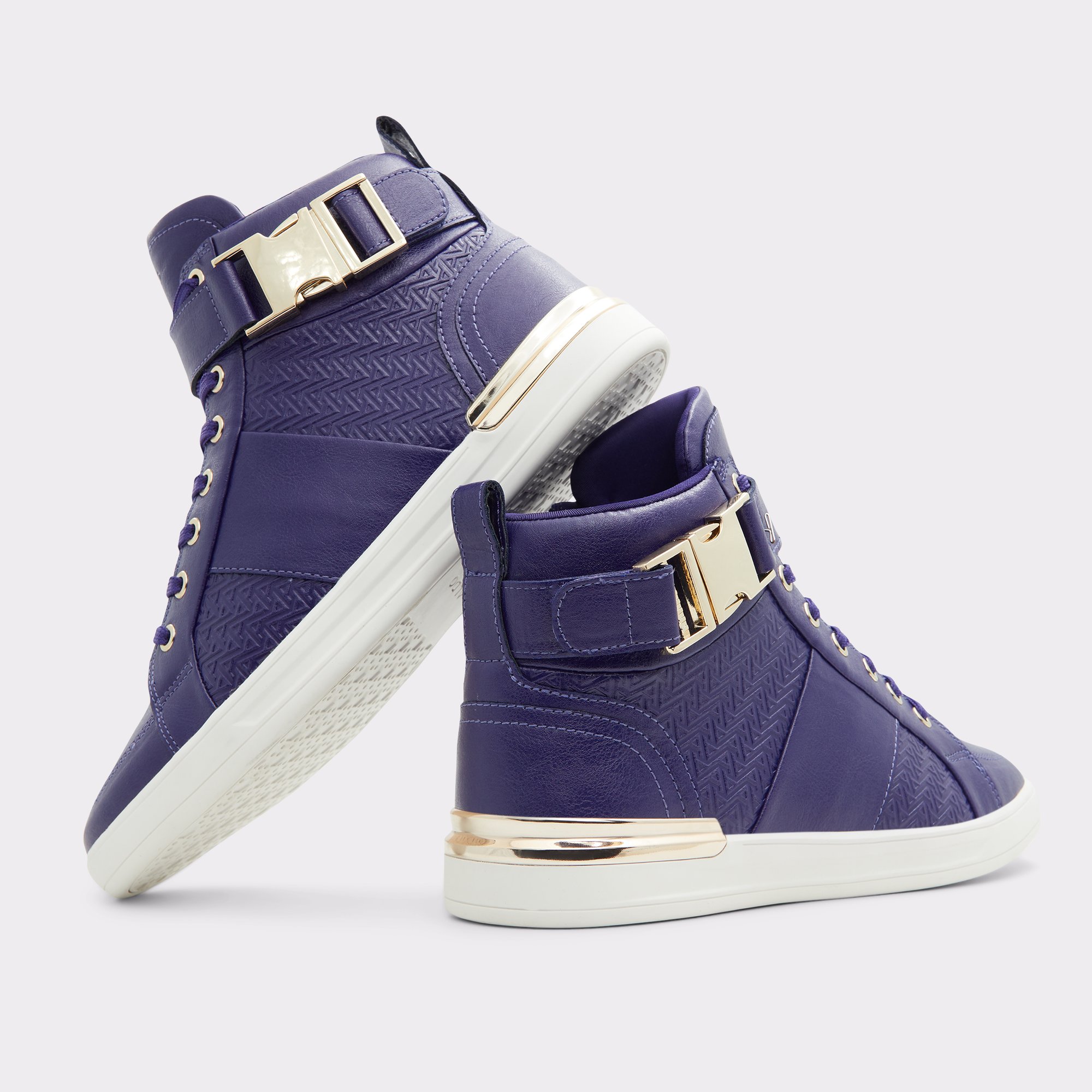 Brauerr Dark Purple Men High top
