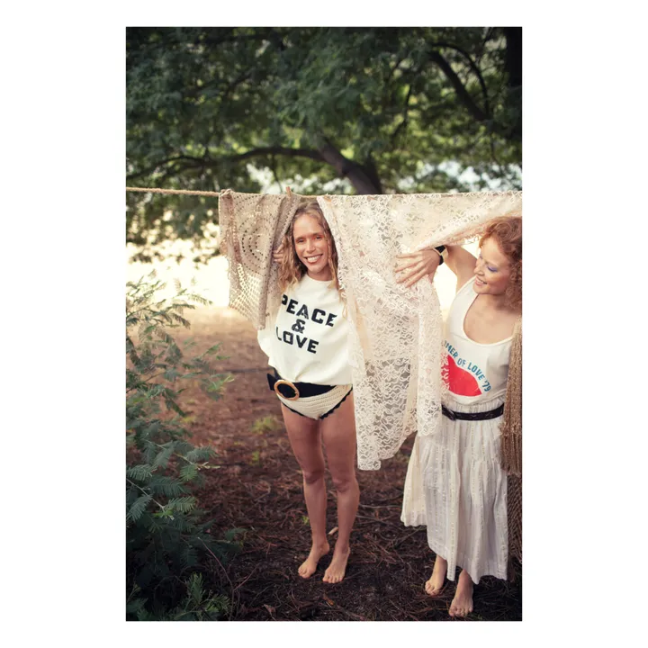 Sisters Department Débardeur Olivia Coton et Lin | Blanc
