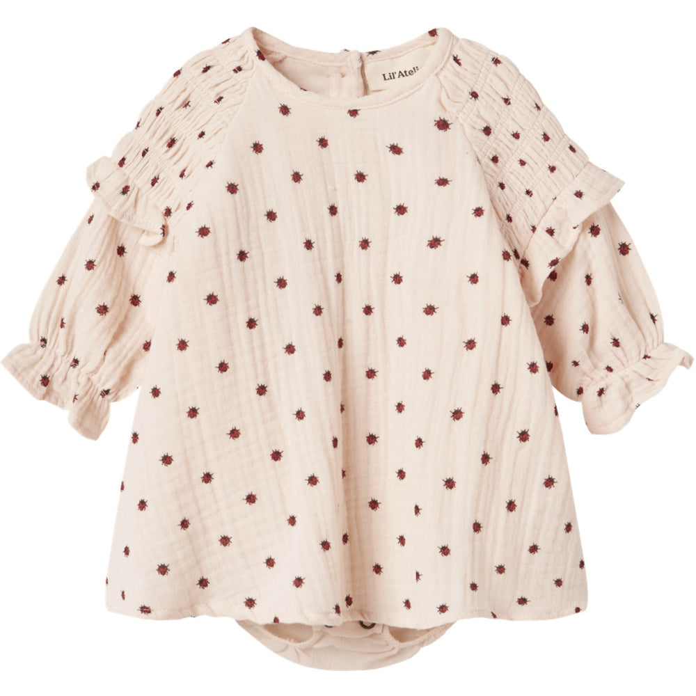 Køb Lil'Atelier Silver Peony Nbflilia Ls Loose Skjorte Kjole Body Lil