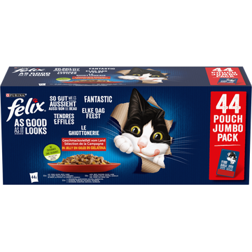 FELIX® Elke Dag Feest Countryside Selectie Kattenvoer 44x85g
