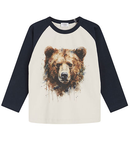 Hust and Claire Bluse - Anton - Navy m. Bj?rn