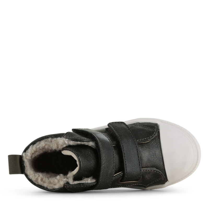 Shoesme dunkelbraun hohe Sneaker