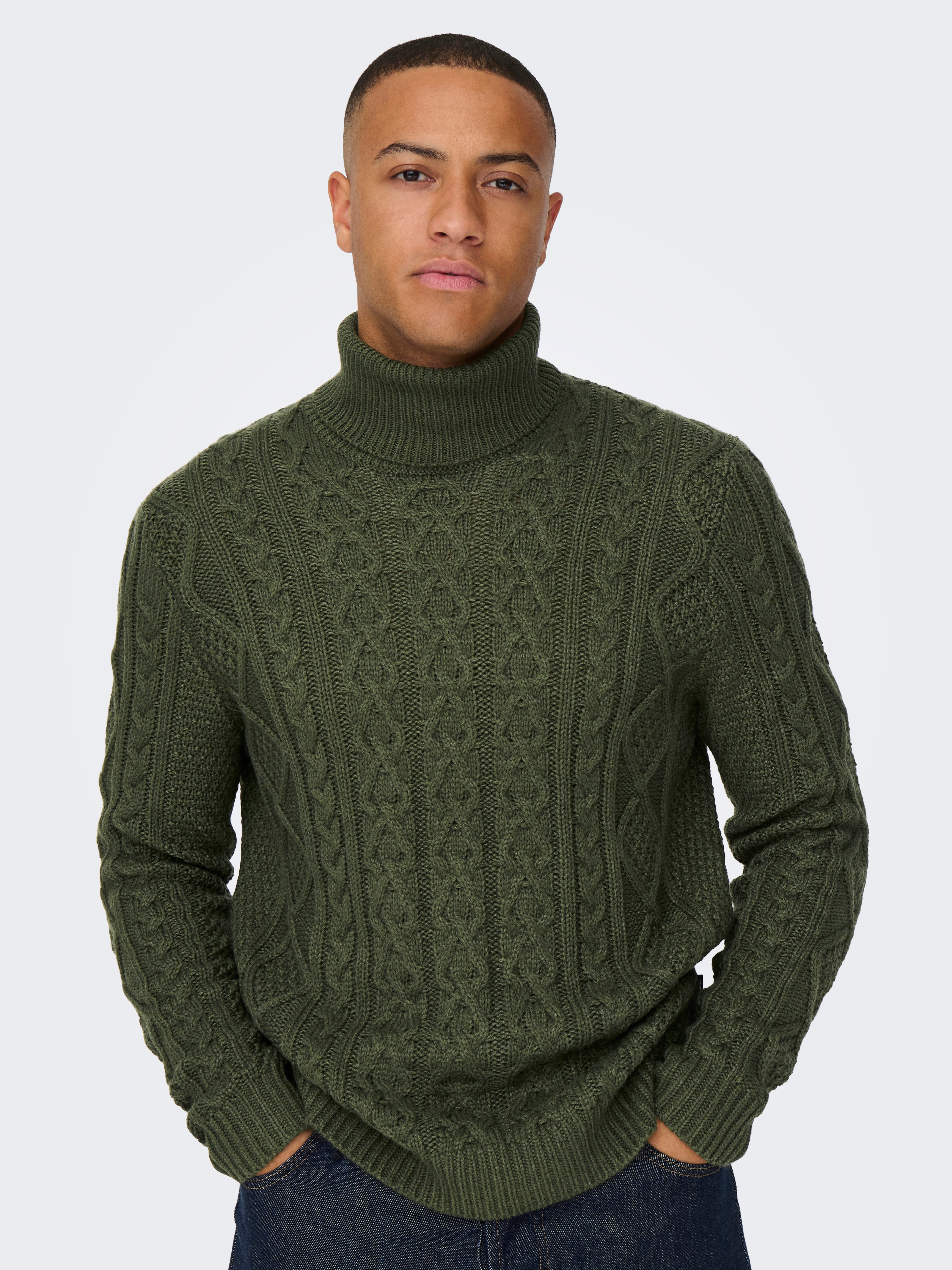 ONSRIGGE Pullover Rifle Green