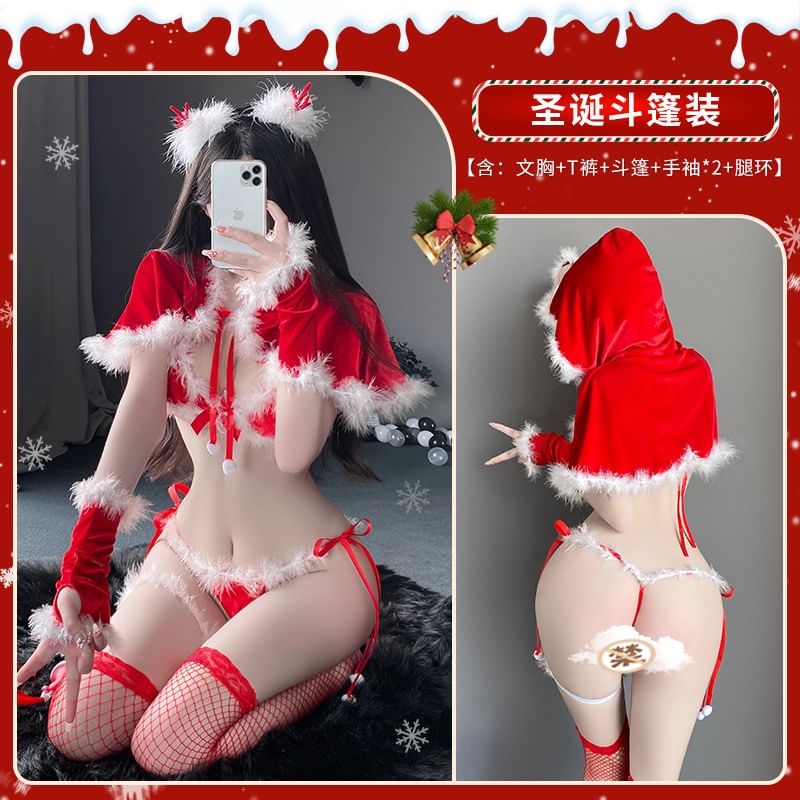Colorful Days - Kerst lingerie kostuumset