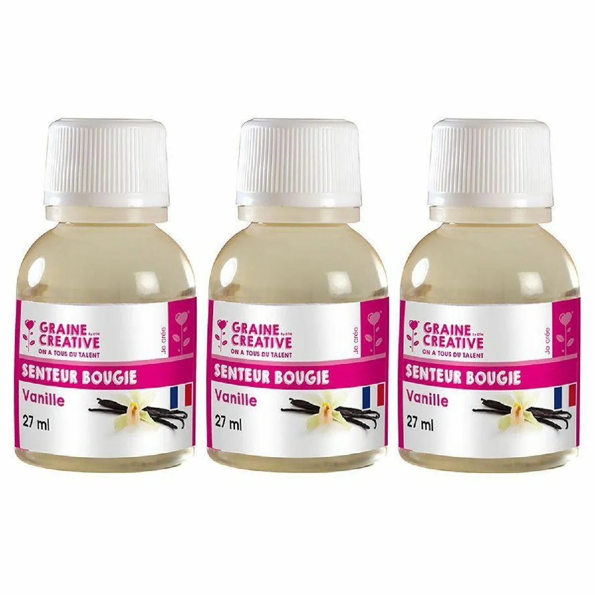 Graines Créatives Arôme Bougie Vanille 81ml