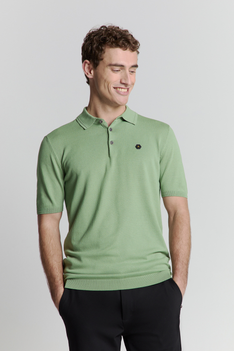 NO-EXCESS groene heren polo