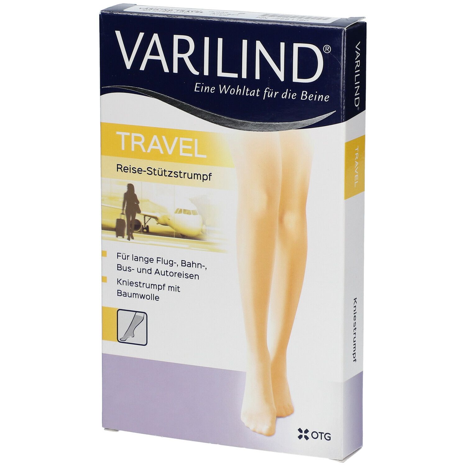 VARILIND® Travel Kniestrümpfe 180 DEN anthrazit Gr. S (37,5-40)