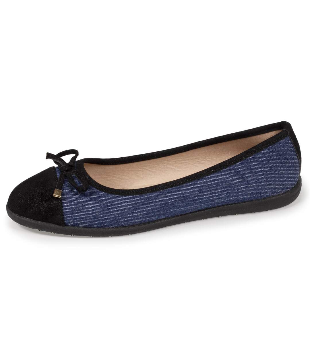 Isotoner Ballerines femme jean