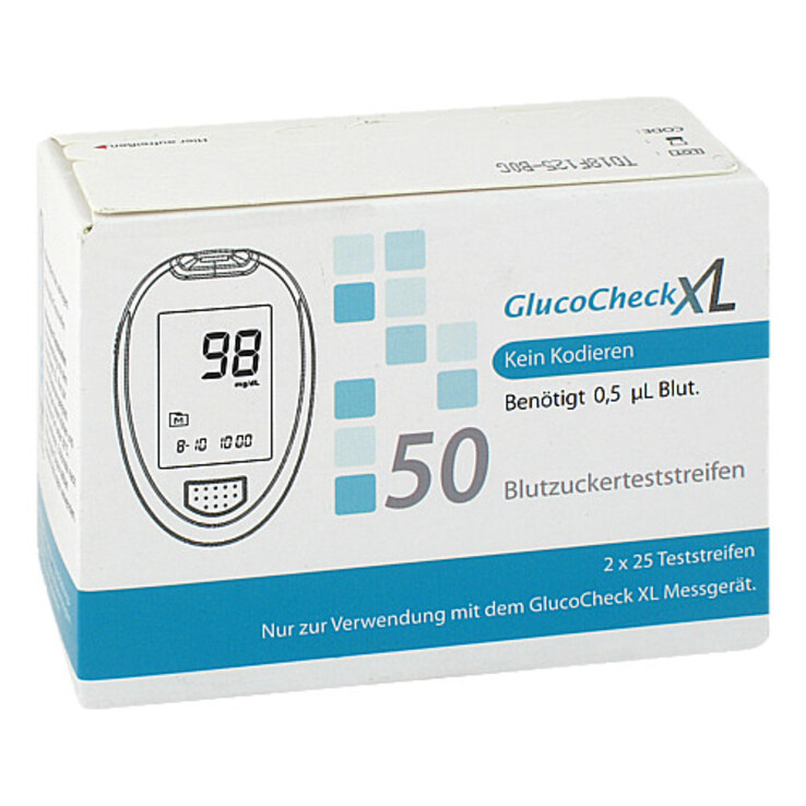 Gluco Check XL Teststreifen, 50 St