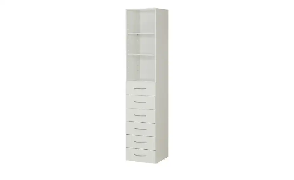 Regal Multischrank-System 40 cm Weiß