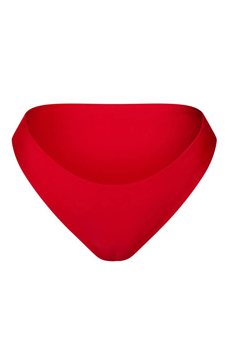 Rouge Bas De Bikini Tanga
