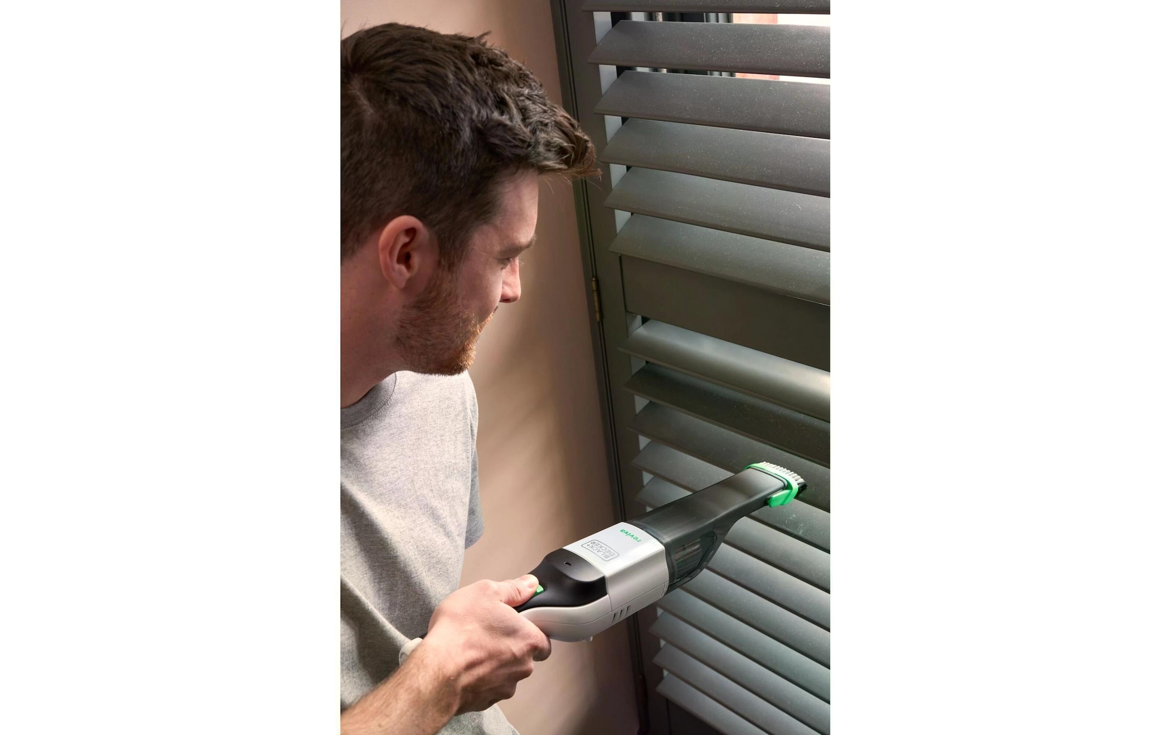 Black + Decker Akku-Handstaubsauger »REVHV8C-QW Schwarz/Weiss«