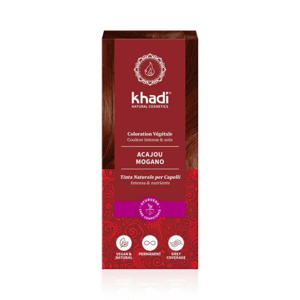 Khadi Coloration Végétale - Acajou 100g