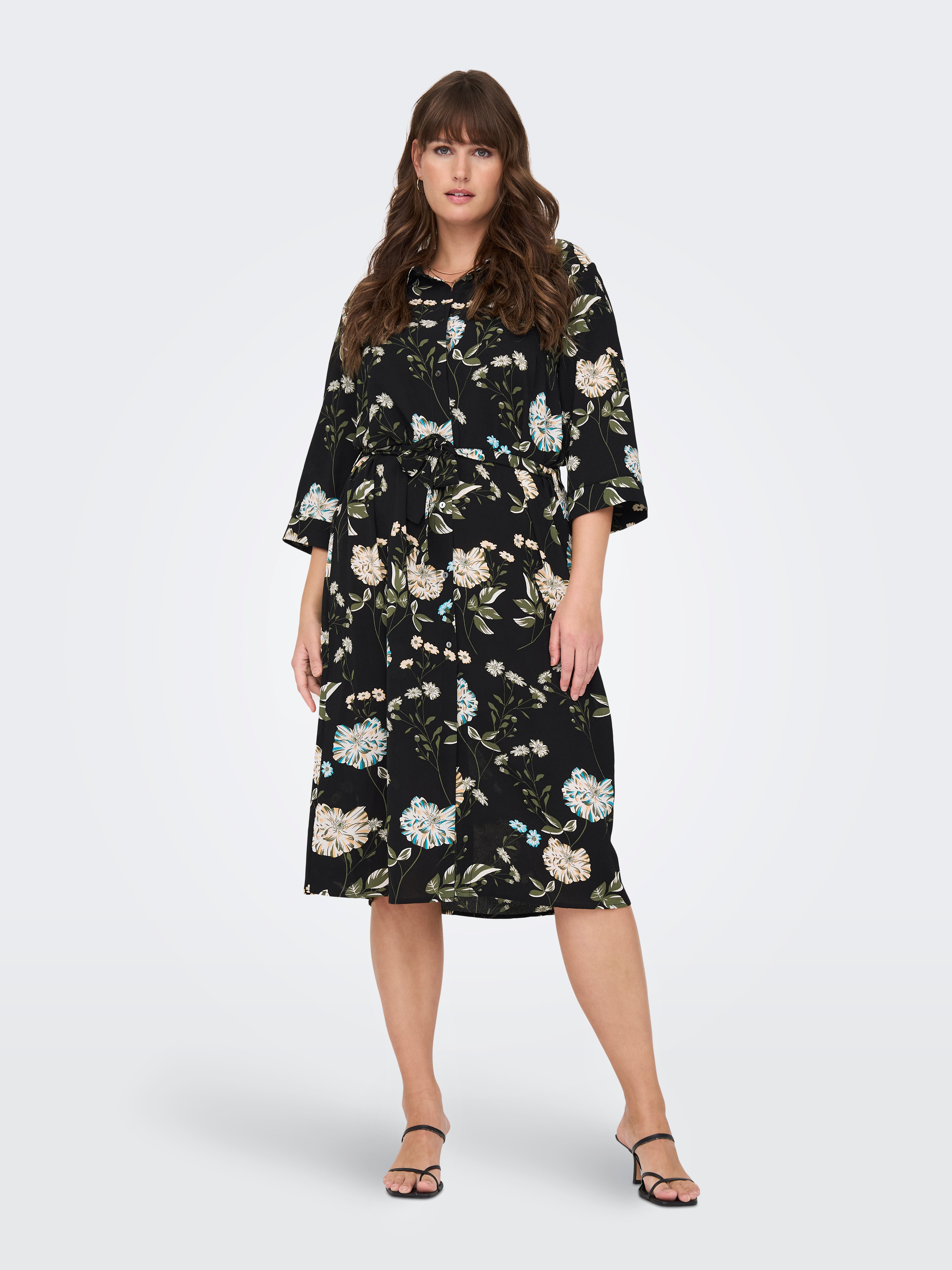 CARLUXMIE Langes Kleid Black