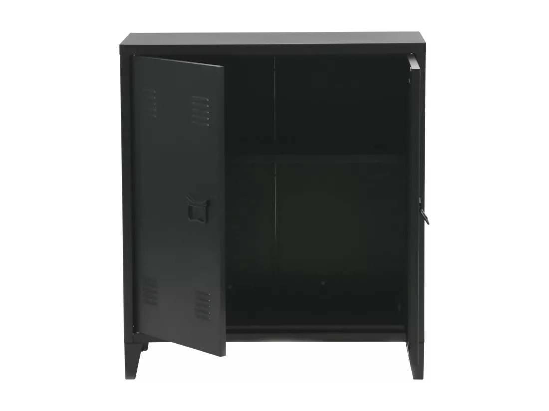 Casier de bureau armoire argentée 80 x 33 x 90 cm 03_0006341