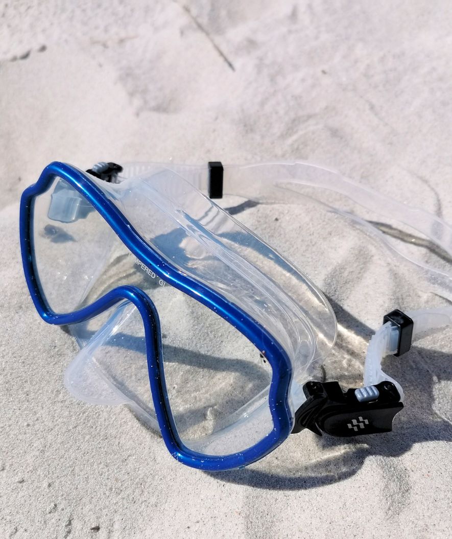 Watery Combo snorkelsæt til voksne (fra 15 år) - Fraser/Coast - Blå/mørkeblå