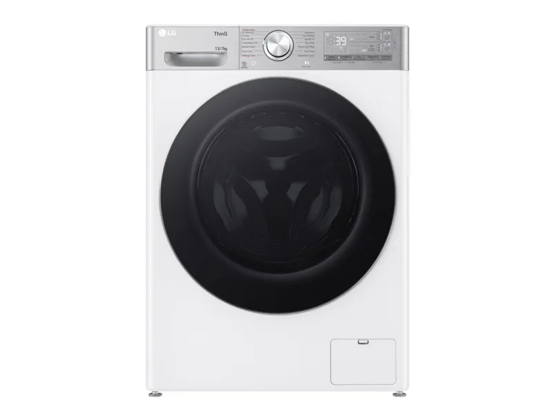 LG Serie R9 F4DR913P3WA - Vaske-/ tørremaskine - Wi-Fi - bredde: 60 cm - dybde: 66 cm - højde: 85 cm - frontbetjening - 13 kg - 1400 rpm - hvid