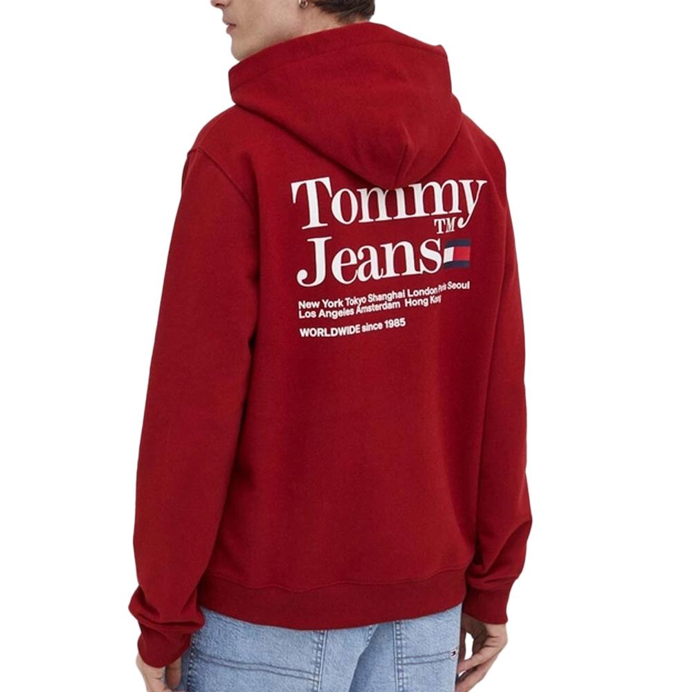 Tommy Hilfiger Sweat Rouge Homme Tommy Hilfiger DM0DM18860