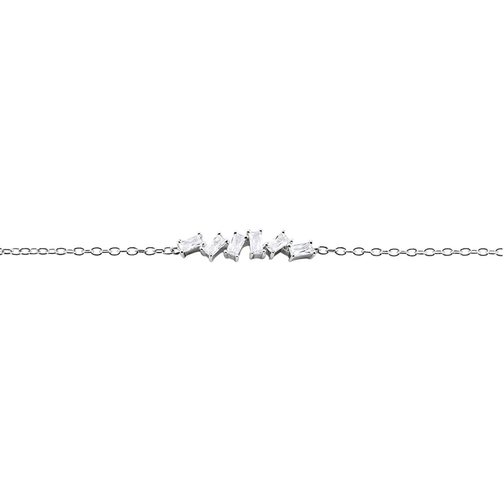 Bracelet Adonia Argent Blanc Oxyde De Zirconium