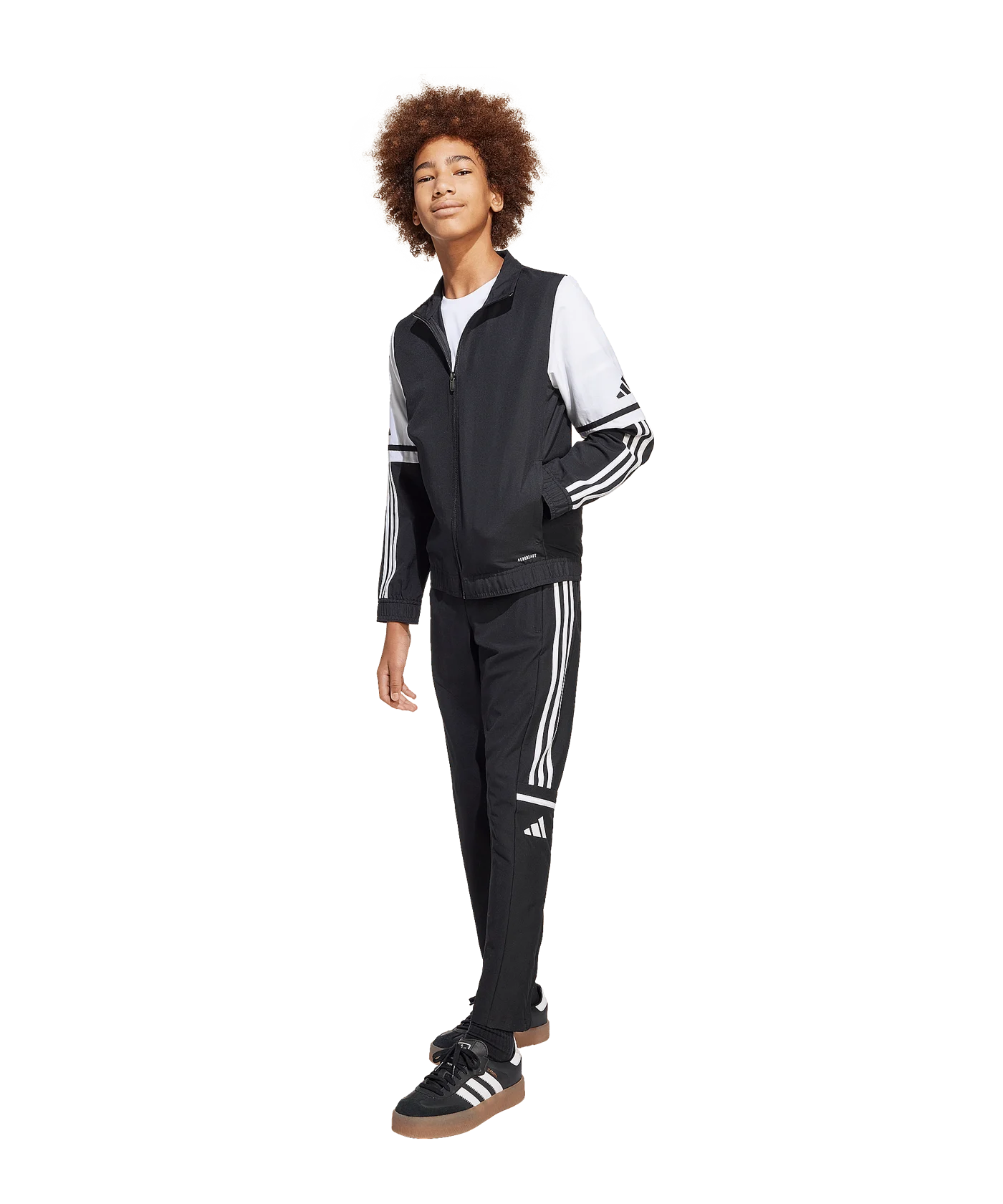 adidas Squadra 25 Präsentationsjacke Kids Schwarz