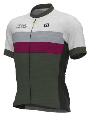 Maillot Manches Courtes Alé Chaos Gris
