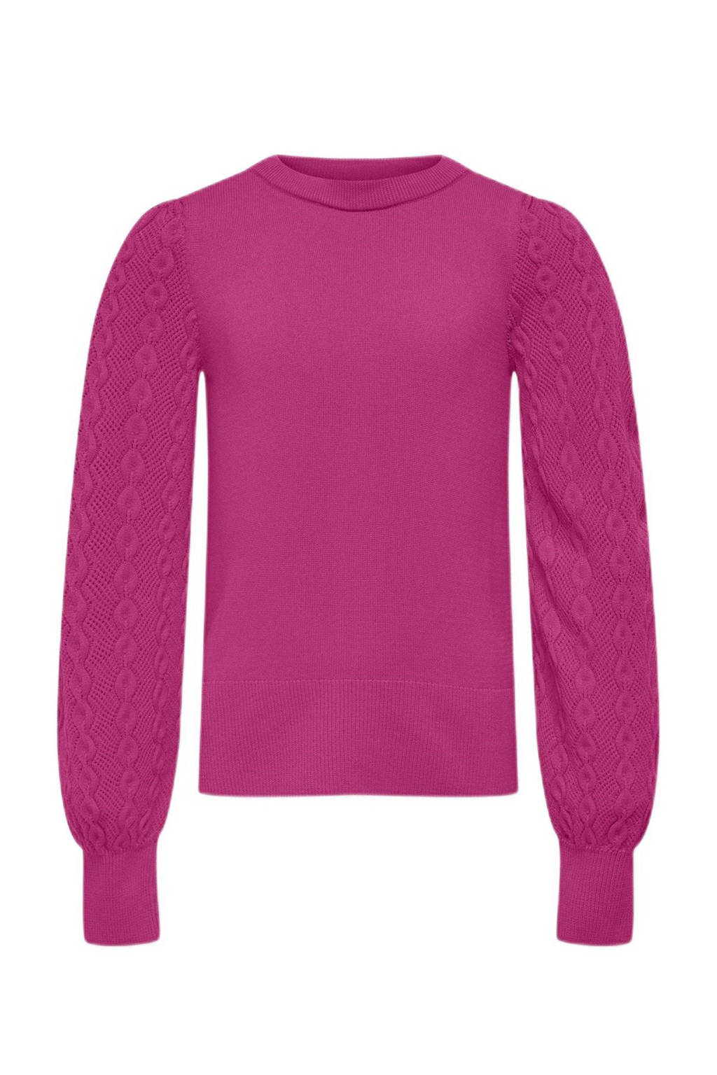 ONLY gebreide trui fuchsia