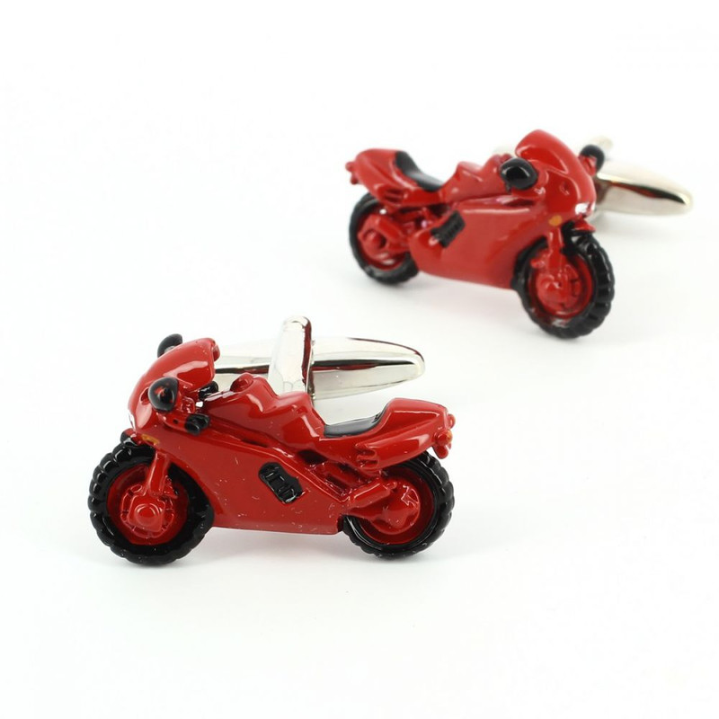 Boutons de manchette, Moto rouge