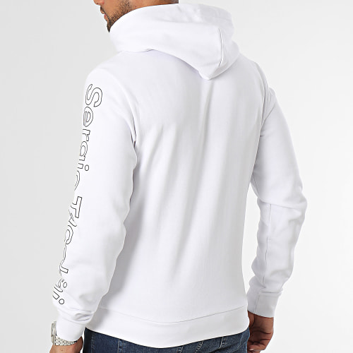 Sweat Zippé Capuche Vamar 40413 Blanc