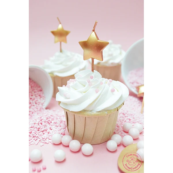 Bougies chiffres et étoiles Scrapcooking