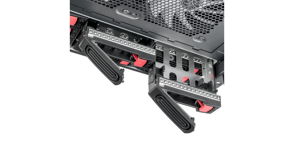 SilverStoneRM61-312, rack, serverbehuizing  (Zwart | 6U)