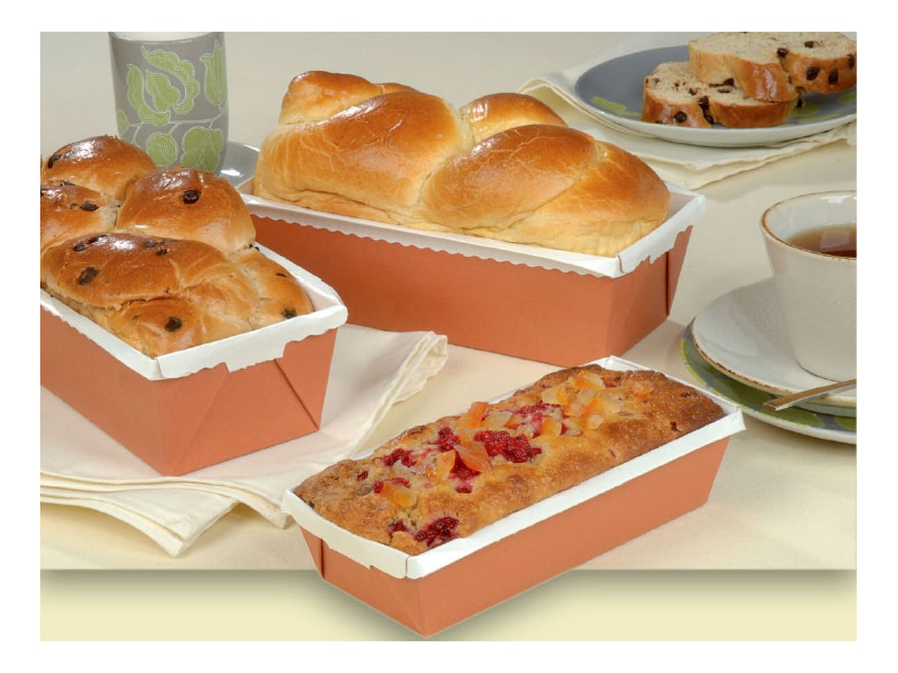 Moule à cake Optima - carton renforcé - 20 x 8,2 x ht 7 cm (x 10) - Nordia