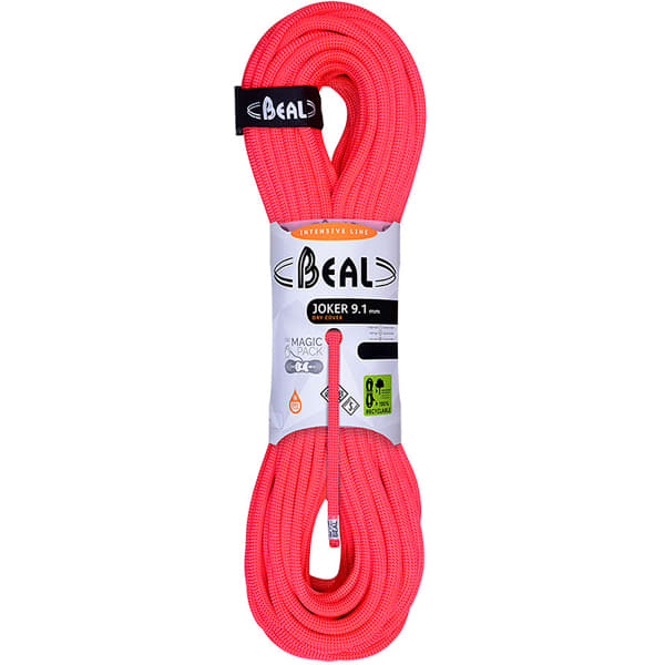 Corde alpinisme BEAL JOKER 9.1MM x 50M ORANGE